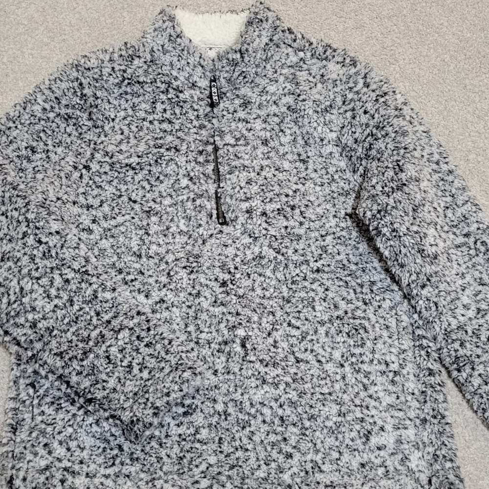 Womens quarter zip sherpa
